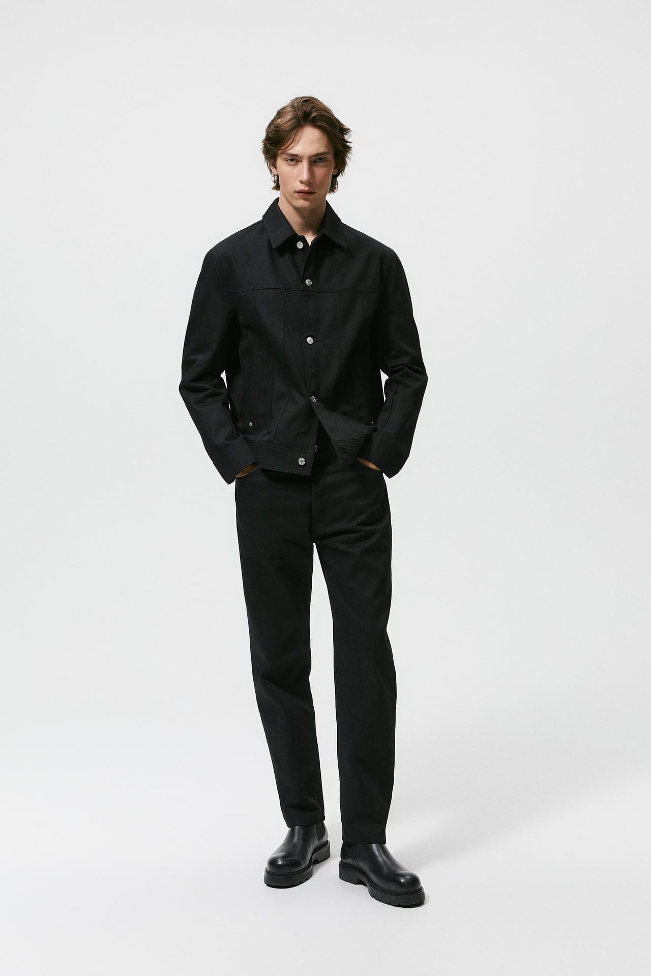 

Джинсы прямого кроя Zara  черный 2553/313/800, Джинсы прямого кроя Zara 31 черный 2553/313/800