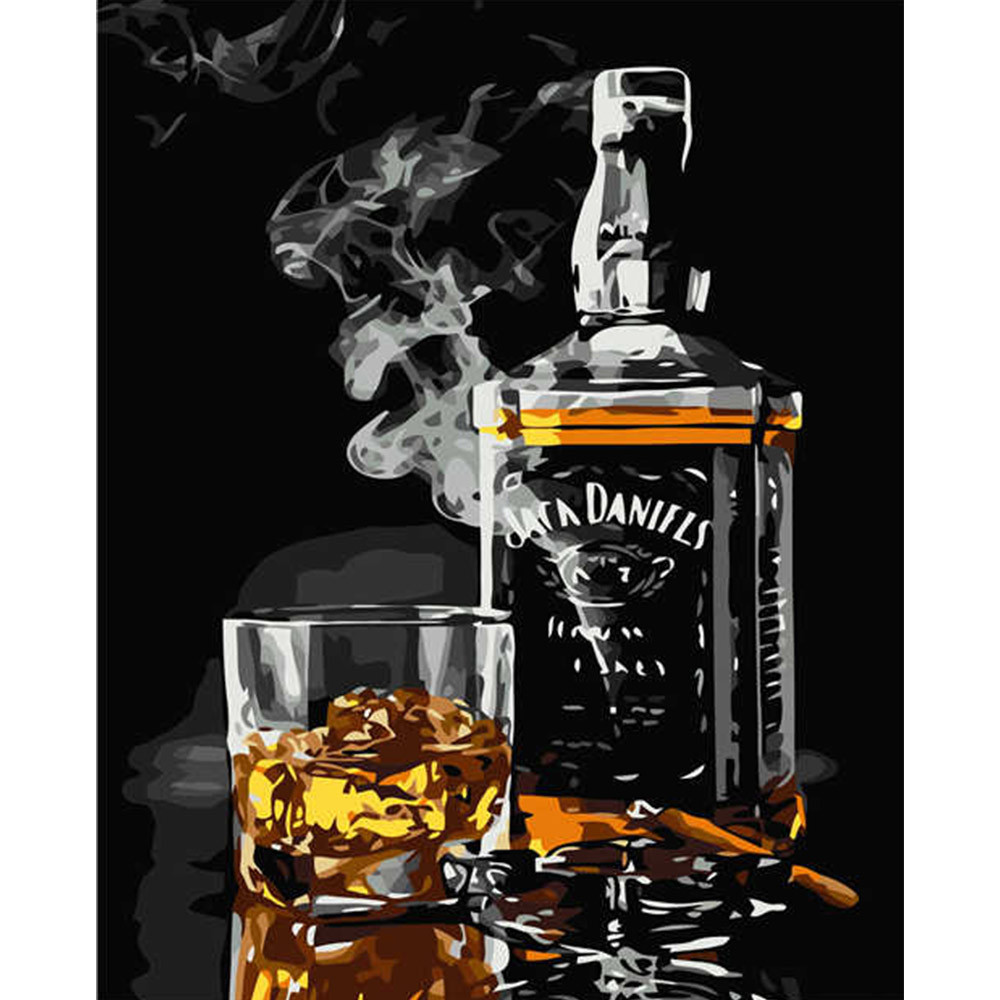 

Картина по номерам 40*50 см Jack Daniels 2