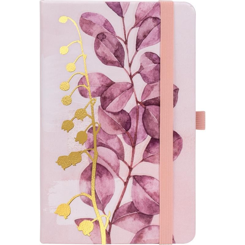 

Книга записная Partner 125х195мм 96л в клетку Axent Pink flower