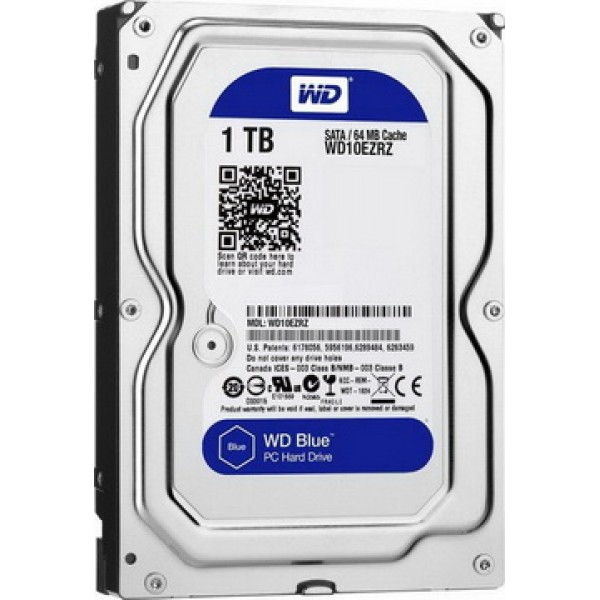 

HDD SATA 1.0TB WD Blue 5400rpm 64MB (WD10EZRZ)