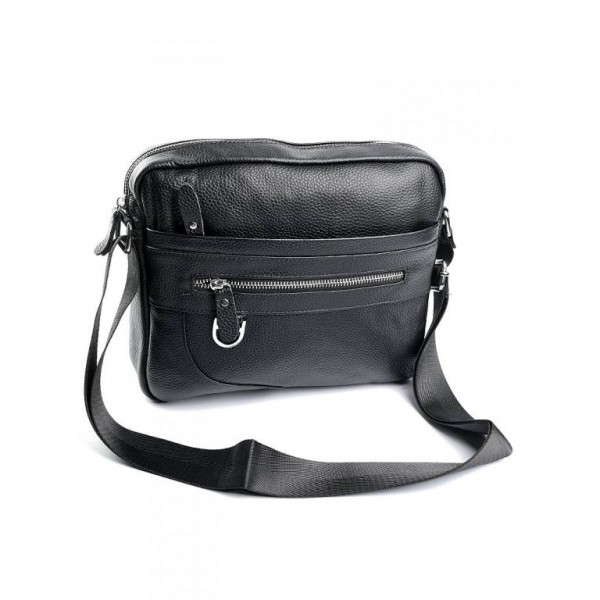 

Сумка мужская из кожи BagMan 1185-1 Black
