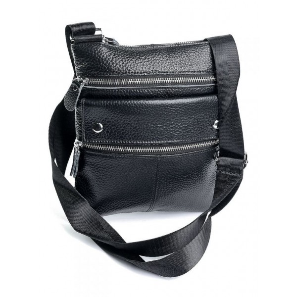 

Сумка-планшет кожаная мужская BagMan 3318 Black
