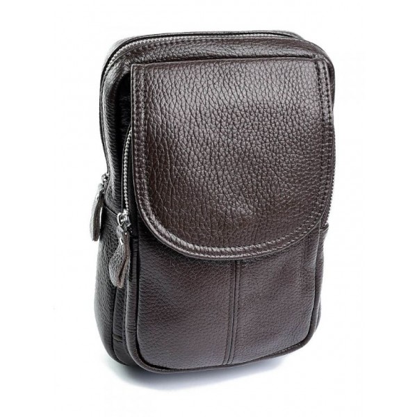 

Сумка из натуральной кожи мужская BagMan 330 Coffee