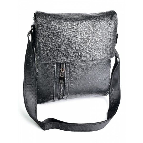 

Кожаная мужская сумка BagMan W-0122 Black