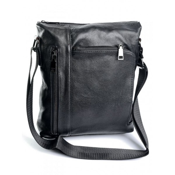 

Сумка из натуральной кожи мужская BagMan 2203 Black