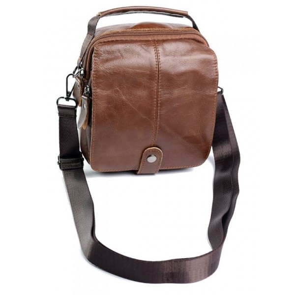 

Сумка из натуральной кожи мужская BagMan 4081 Brown