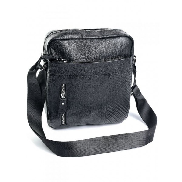 

Мужская сумка из натуральной кожи BagMan 836 Black