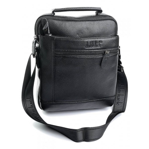 

Мужская сумка кожаная BagMan 4289 Black
