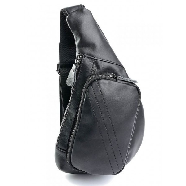 

Сумка-кобура мужская кожаная BagMan WY-8810 Black