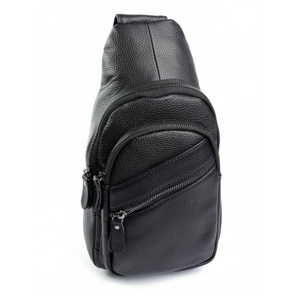 

Сумка мужская из натуральной кожи BagMan 1808 Black