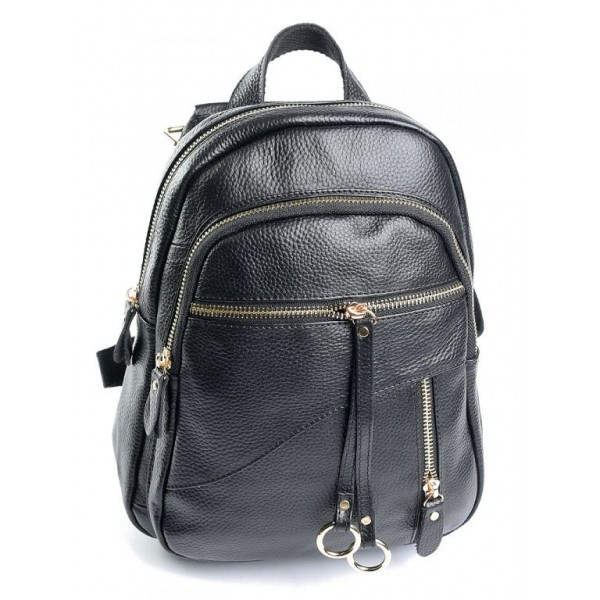 

Небольшой кожаный женский рюкзак M-Bag WY-1027 Black