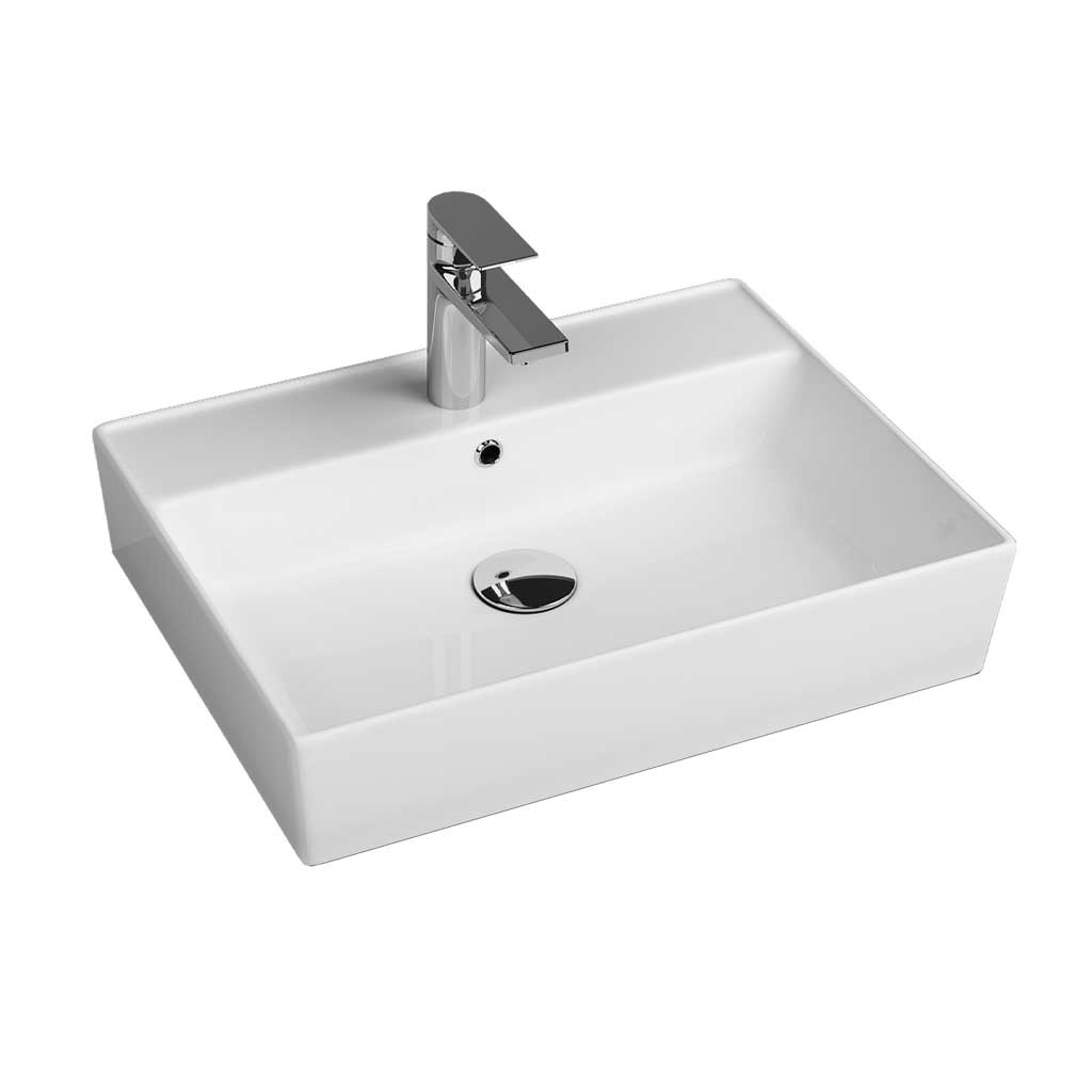 

Умывальник Quarter Bath Cross Line 60x45, Белый (70CL23060.00.1.3.01)