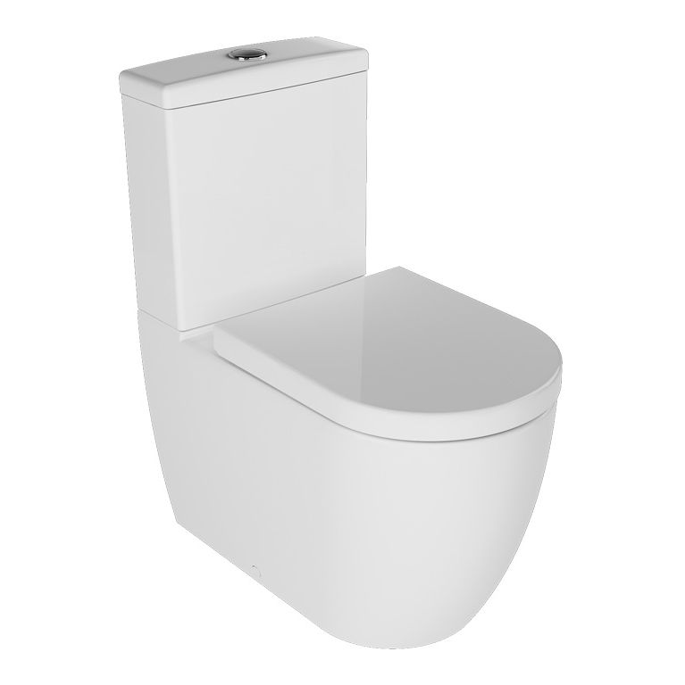 

Унитаз пристенный Quarter Bath Deep 63cm с бачком крышкой Standart и сливным механизмом, белый (70DE06001.00.1_30SCD.01WG)