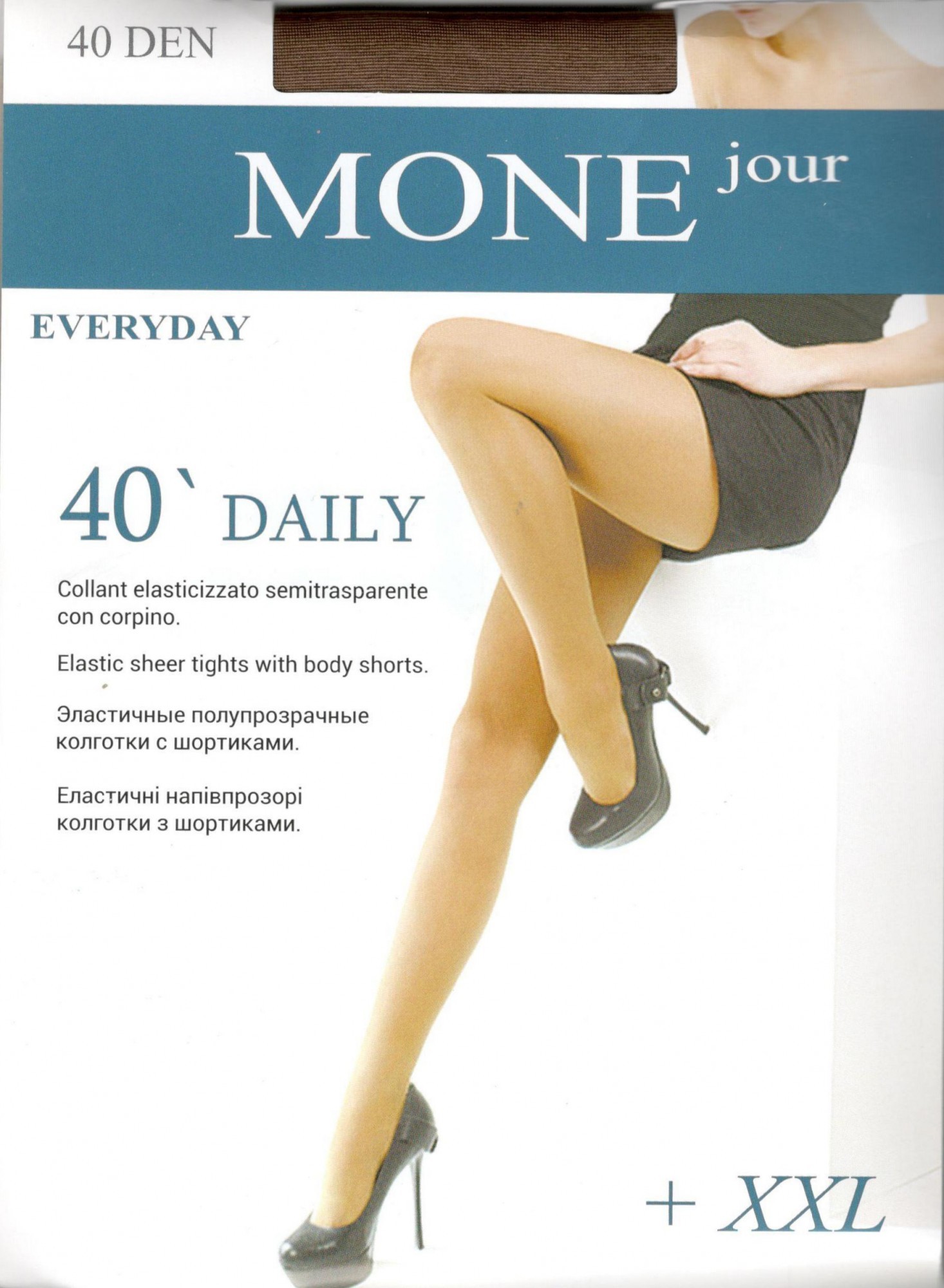 

Колготки женские MONEjour 40 DEN DAILY -S каппучино, Колготки женские MONEjour 40 DEN DAILY 2-S каппучино