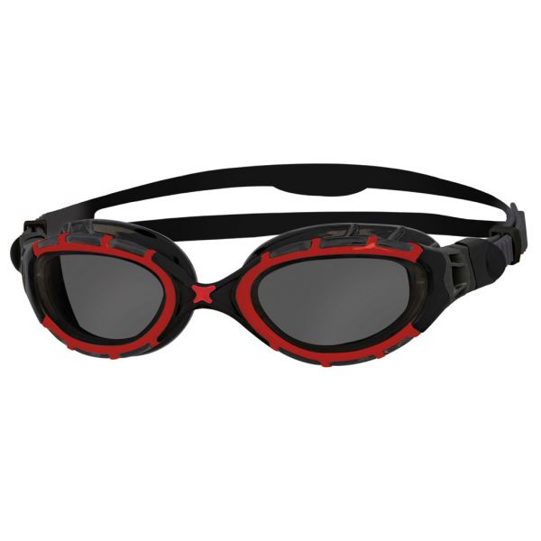 

Очки для плавания Zoggs Predator Flex Polarized размер R (красно-чёрный) (338847)