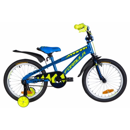 

Велосипед FORMULA WILD 18" 9" 2021 Синий с желтым