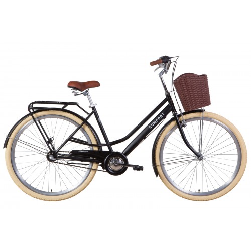 

Велосипед DOROZHNIK COMFORT FEMALE ПЛАНЕТ. 28" 19.5" 2021 Черный (м)