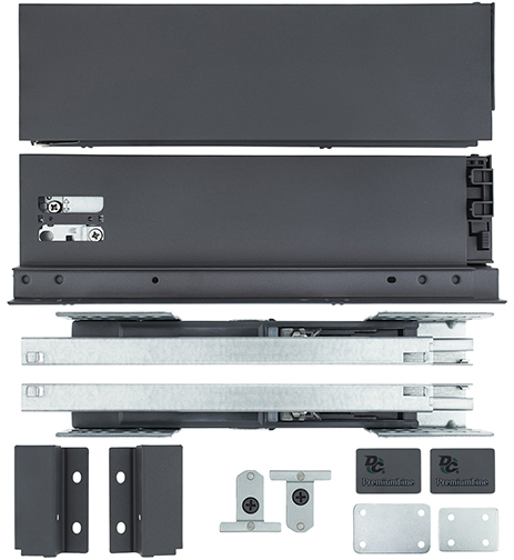 

Тандембокс DC Slim L-300 мм Н=86 мм под плиту 16 мм Графит