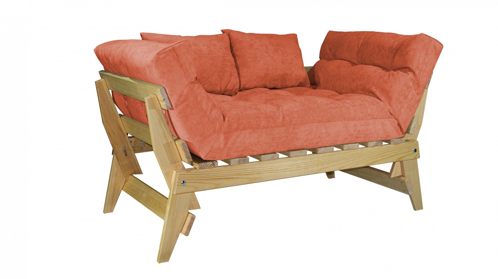 

Диван футон раскладной Futon Art Чайка Коралловый SG-00-CR-#08