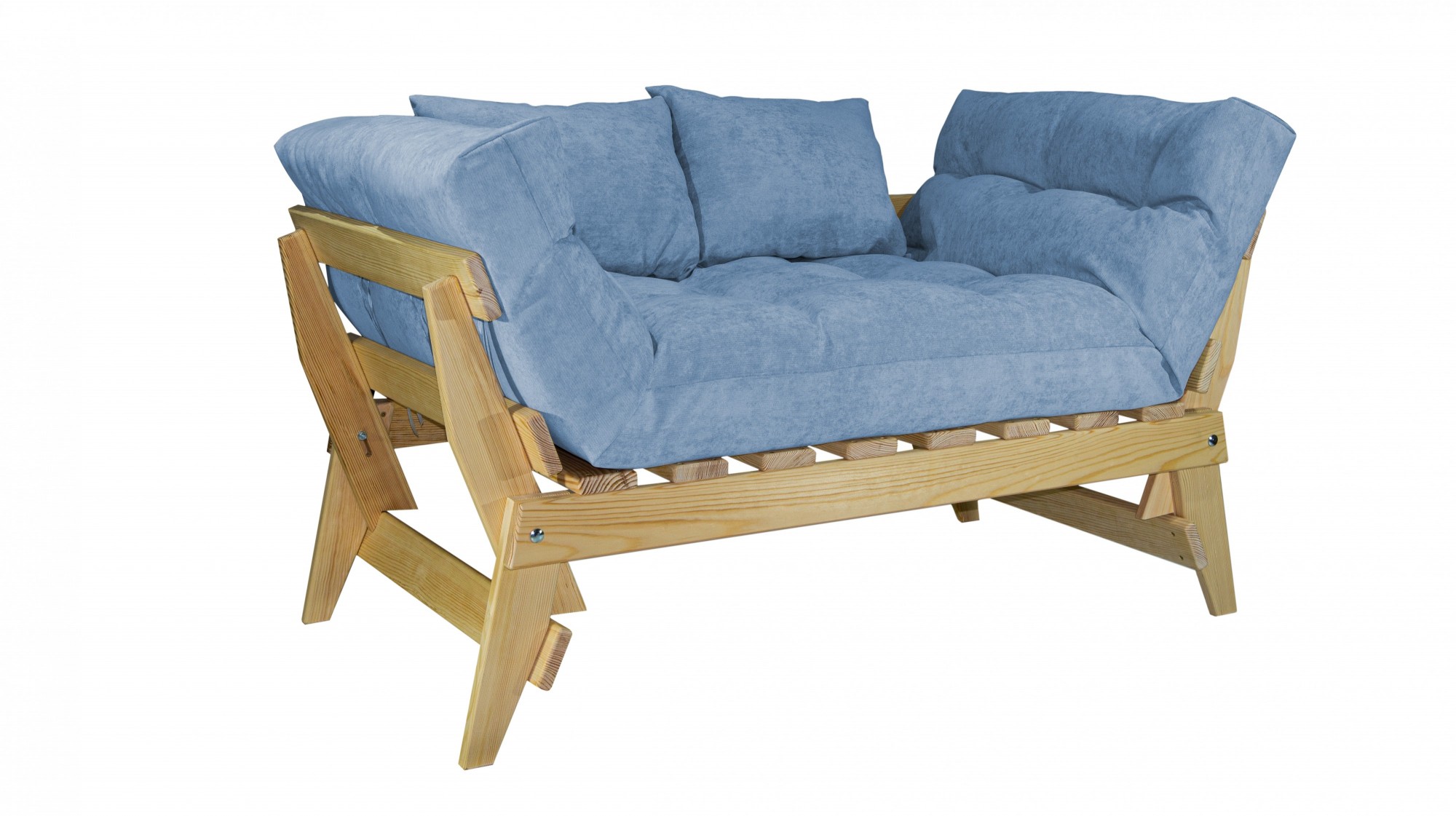 

Диван футон раскладной Futon Art Чайка Голубой SG-00-SK-#14