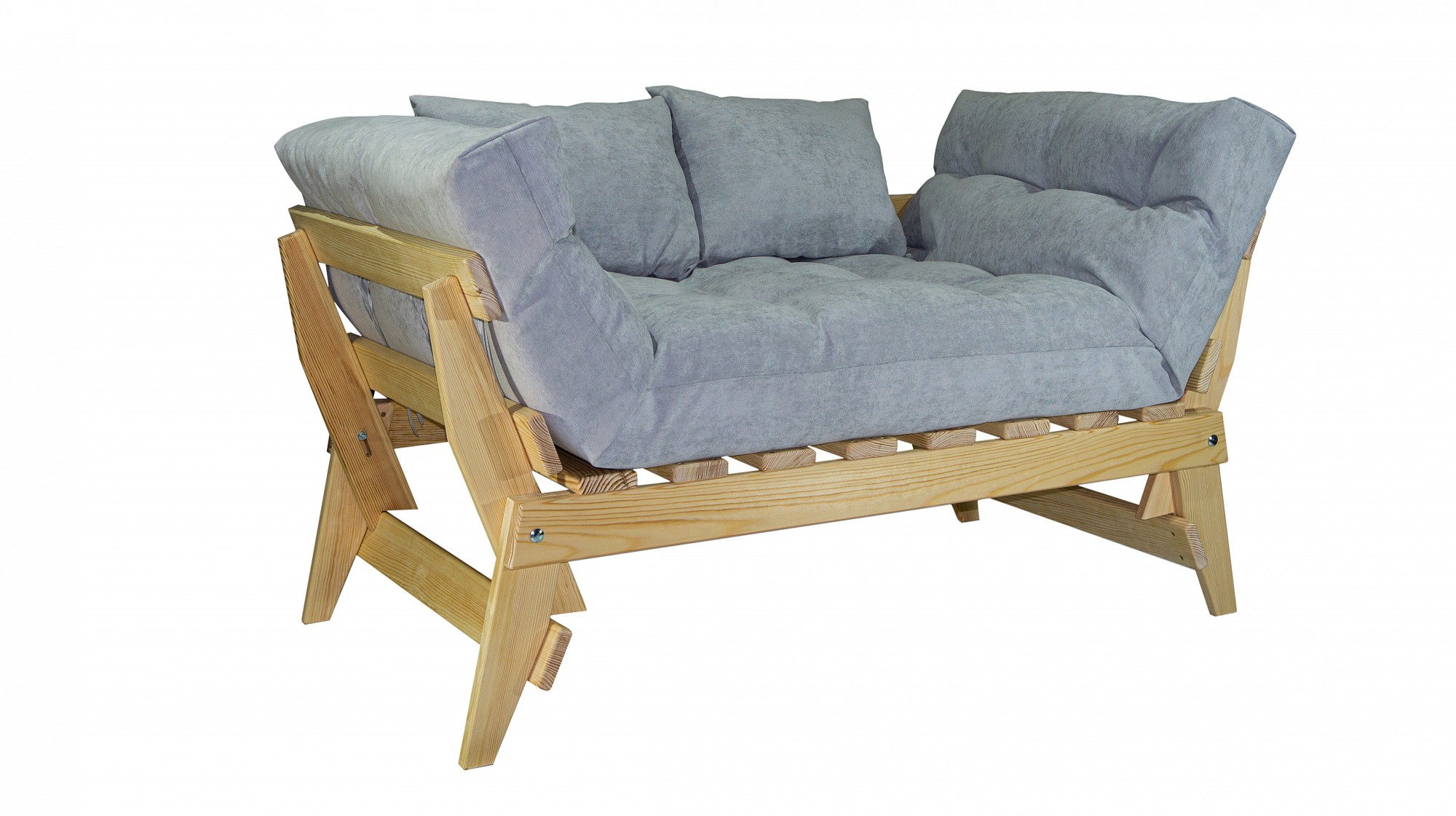 

Диван футон раскладной Futon Art Чайка Светло-серый SG-00-GR-#16