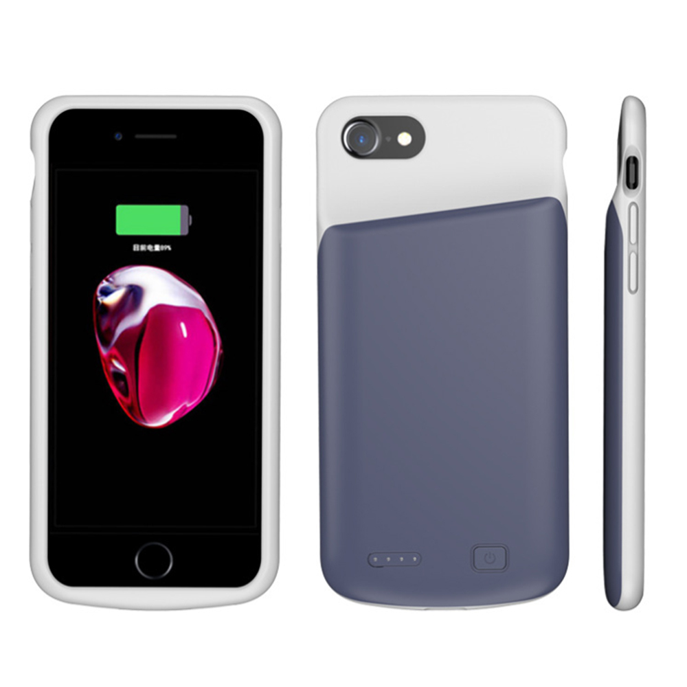 

Чехол аккумулятор AmaCase для iPhone 8 Blue (4500 мАч)