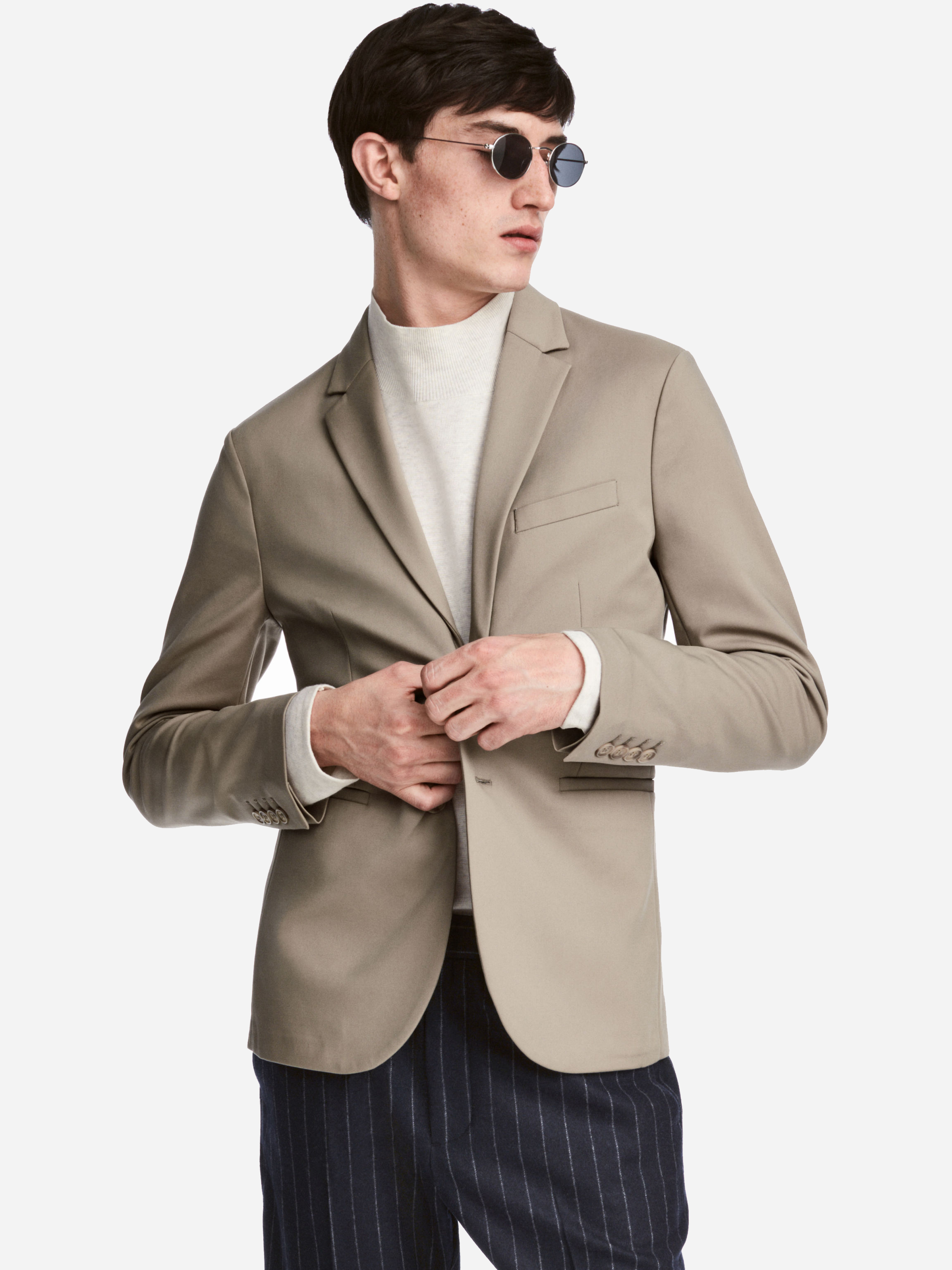 

Пиджак H&M XAZ059841JCYU  Бежевый, Пиджак H&M XAZ059841JCYU 50 Бежевый