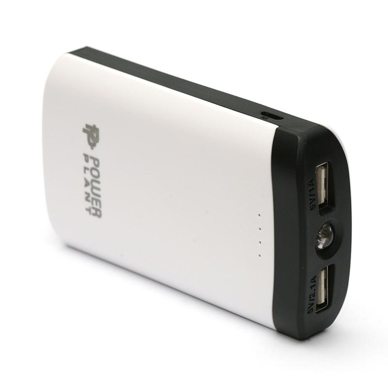 

УМБ Power Bank PowerPlant PB-LA9212 7800mAh Black/White