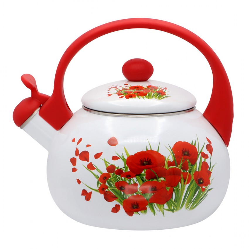 

Чайник эмалированный Zauberg "Маки" 2,2 л для плиты (41/L)