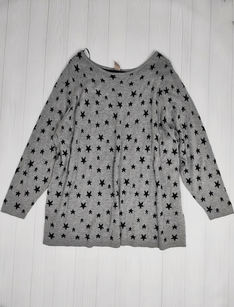 

Свитер женский батал H&M 4XL серый