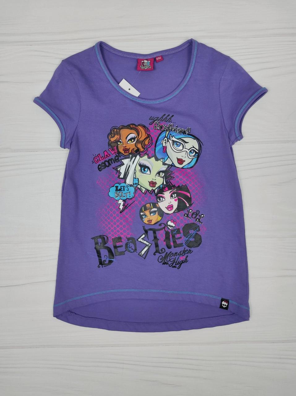 

Футболка на девочку Monster High 152 см фиолетовая (2884)