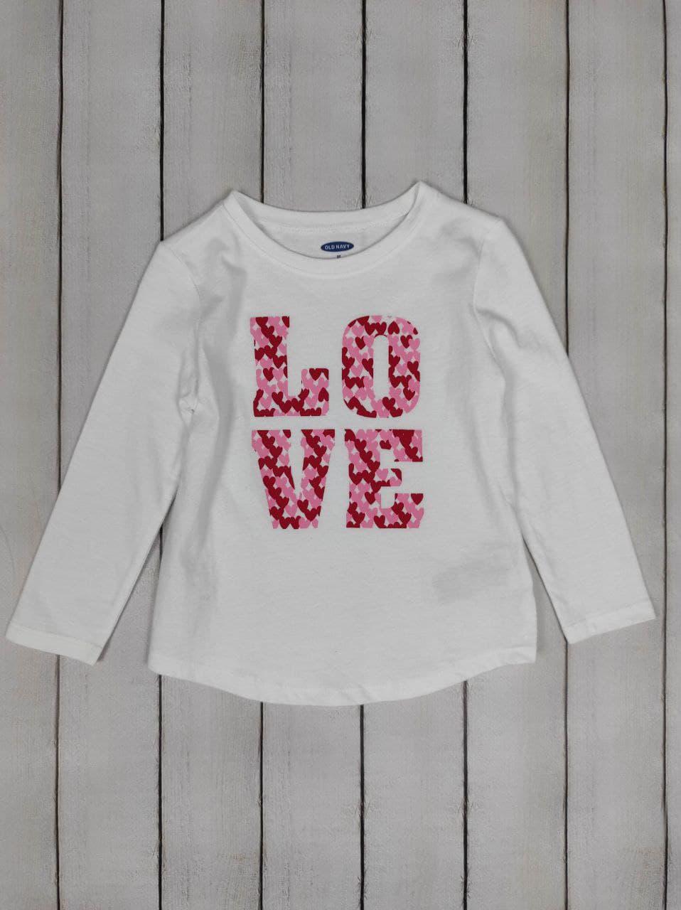 

Реглан на дівчинки OLD NAVY 92 см білий (987)