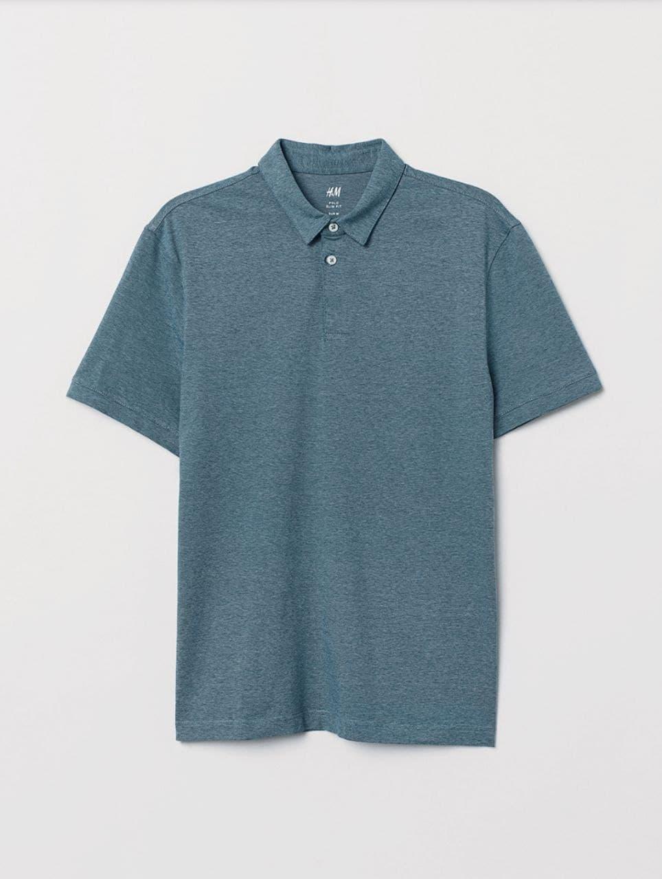 

Футболка чоловіча H&M М 48/ синій (3338, Футболка чоловіча H&M М 48/50 синій (3338)