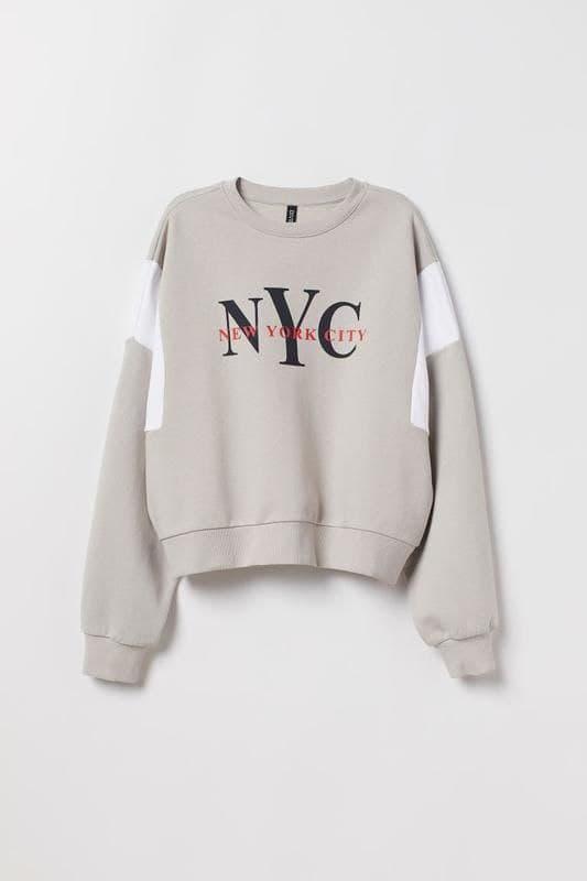 

Толстовка женская H&M L бежевая (2542)