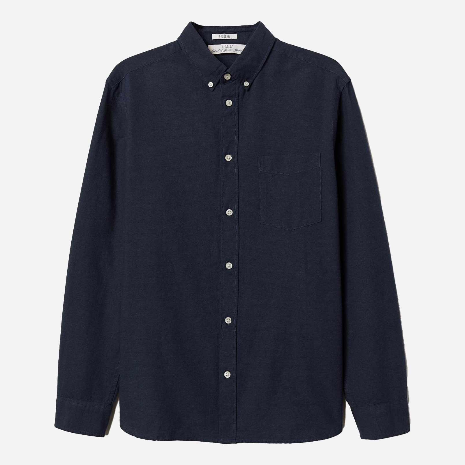 

Рубашка H& XAZ145828SQZI  Синяя, Рубашка H&M XAZ145828SQZI M Синяя