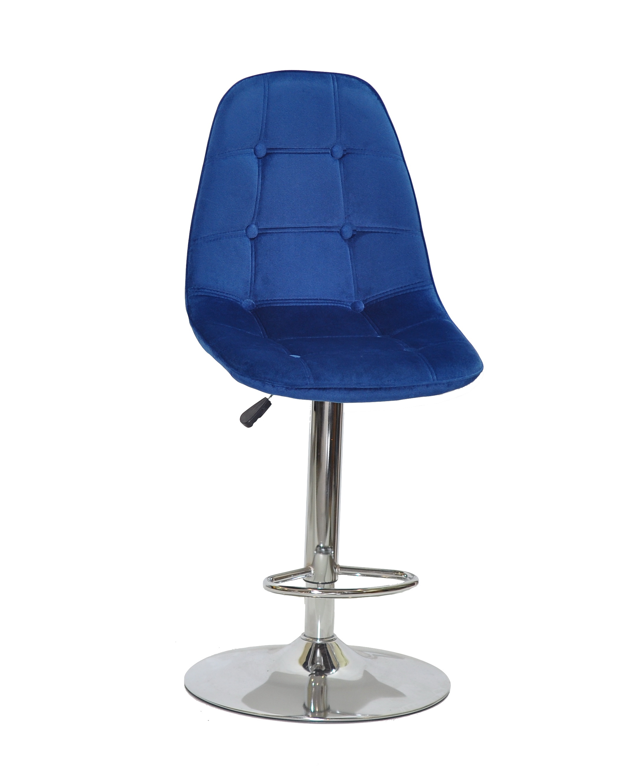 

Стул Alex BAR CH-BASE Бархат Onder Mebli Синий В-6