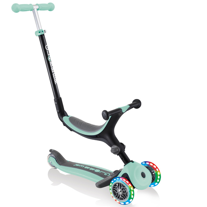 

Детский самокат 3в1 Globber GO-UP Foldable Plus Lights Mint (smj112)
