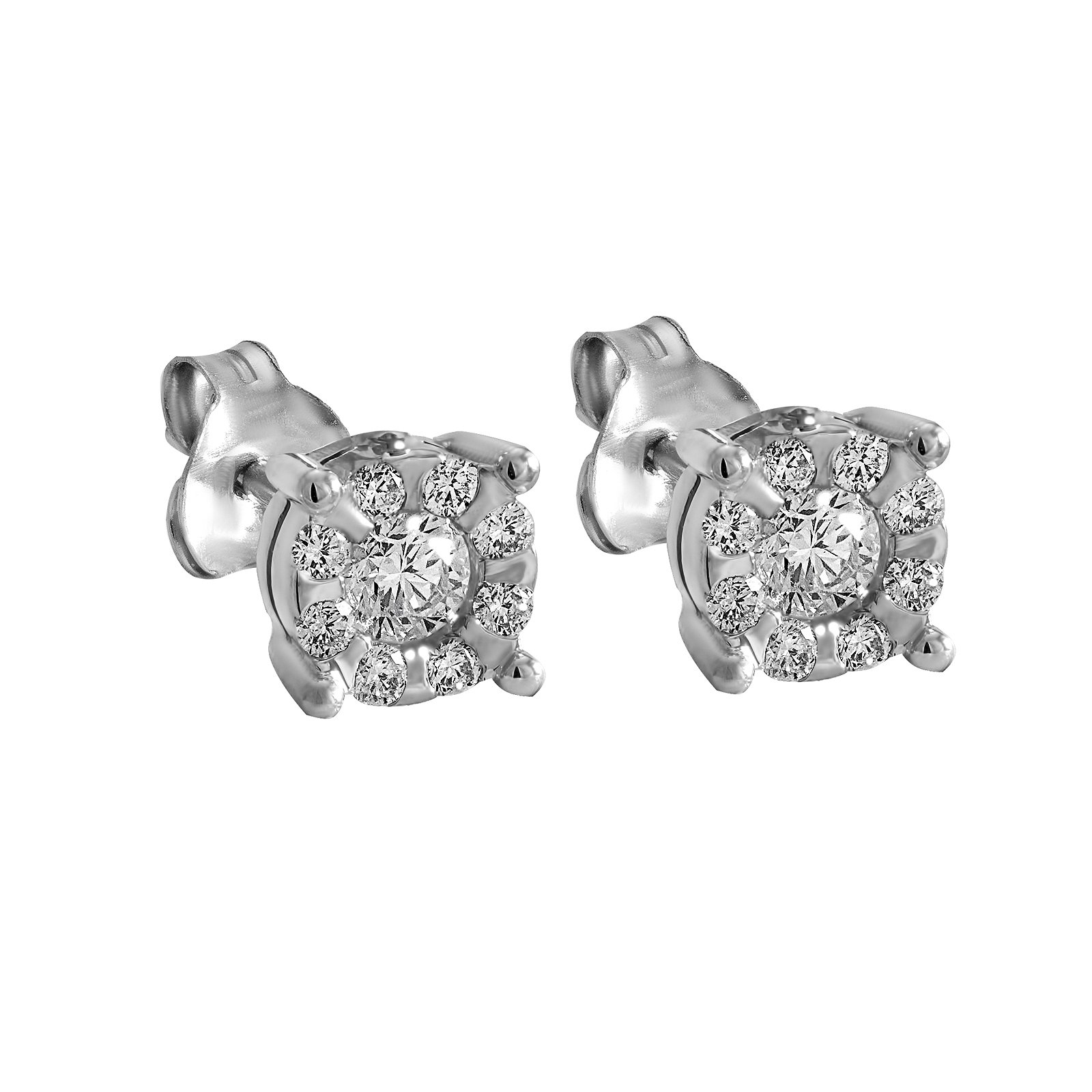 

Серьги из белого золота с бриллиантами 1766163