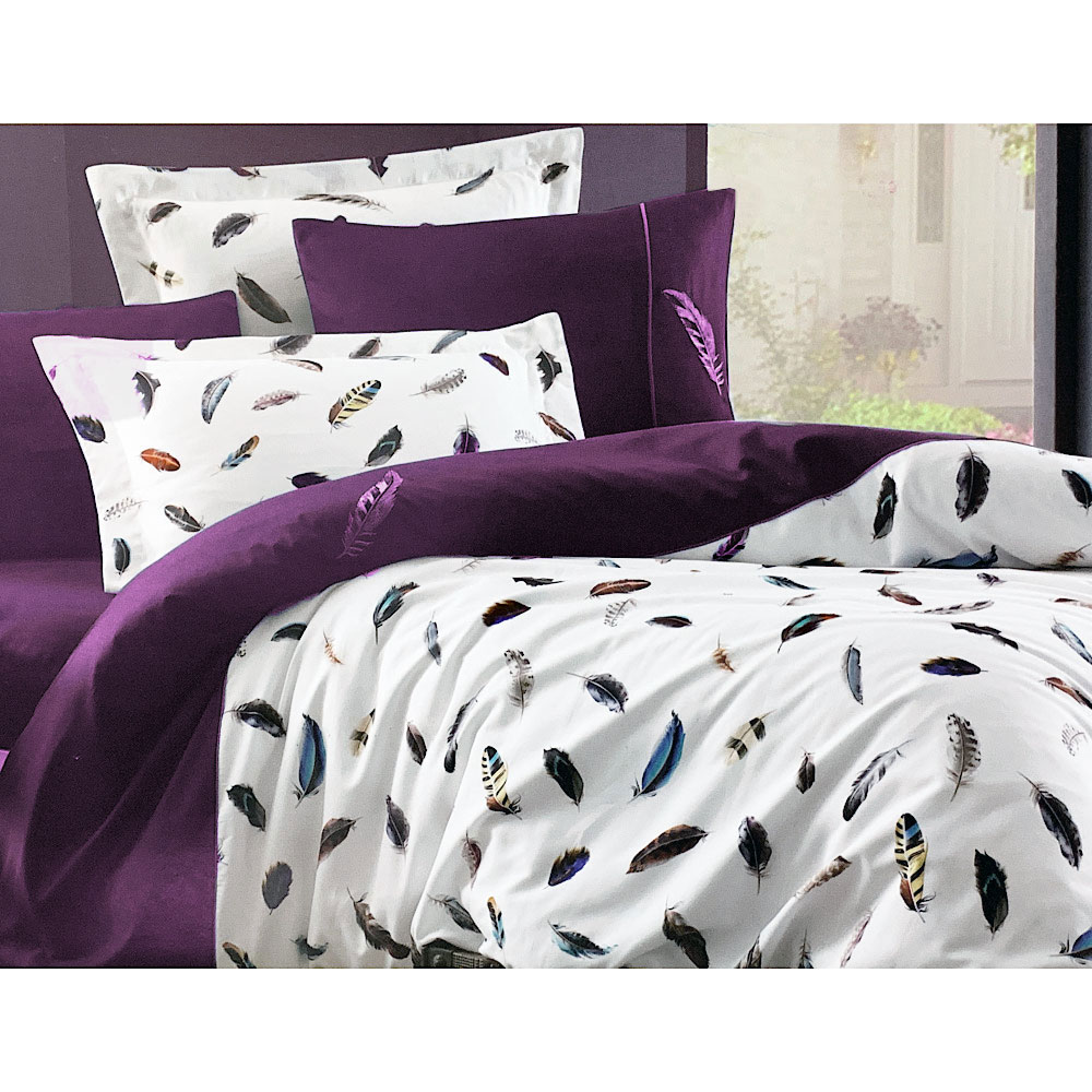 

Постельное белье Maison Dor PULUME VOLANTE DARK LILAC , (ET-030483)