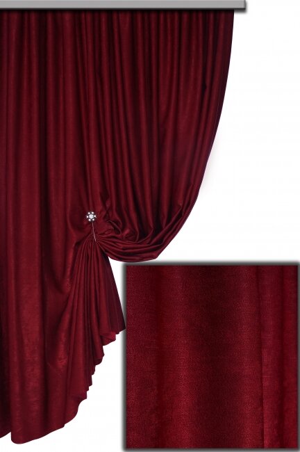 

Портьеры Soft 33 Турция Бордо(MG-MRS-735011), 275*170 см (2 шт.)