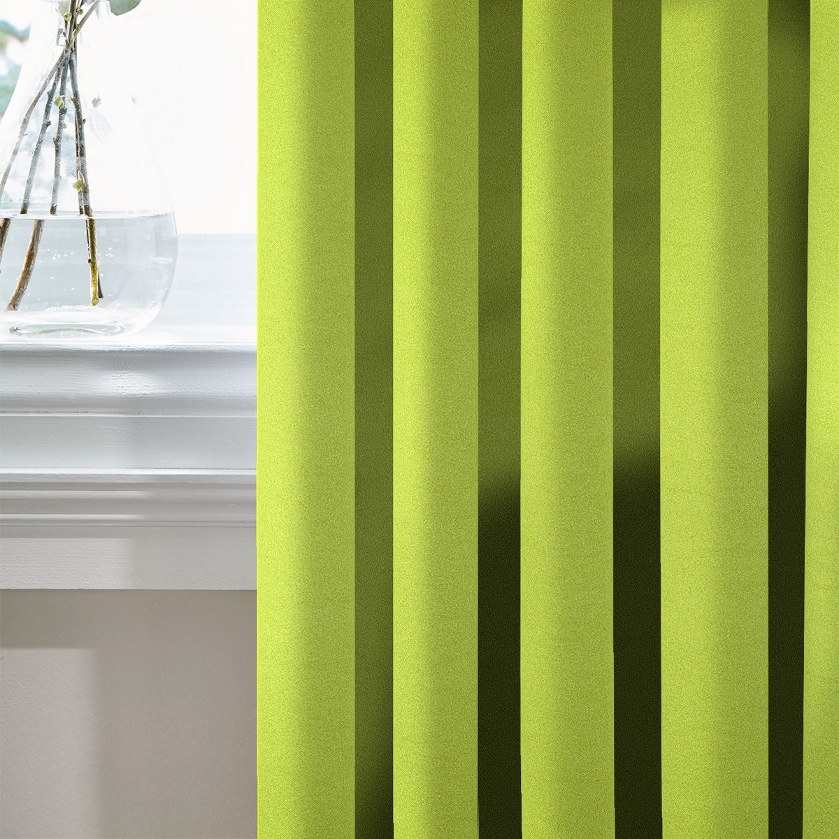 

Шторы Атлас декоративный Турция MacroHorizon Лайм, 290*170 см (2 шт.)