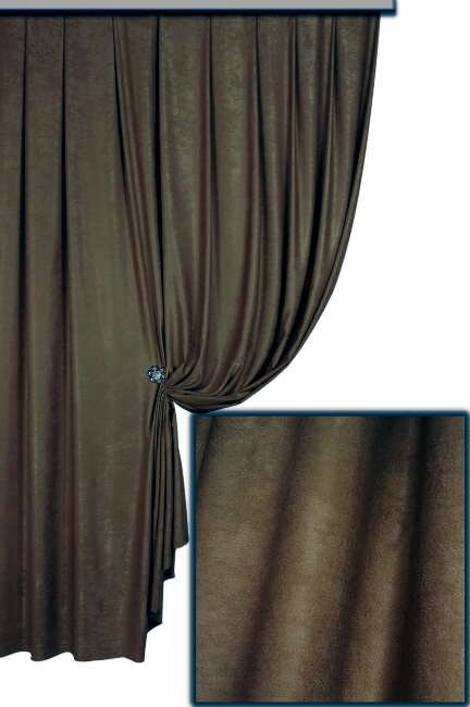 

Портьеры Soft 10 Турция Темный Какао(MG-MRS-735016), 275*200 см (2 шт.)