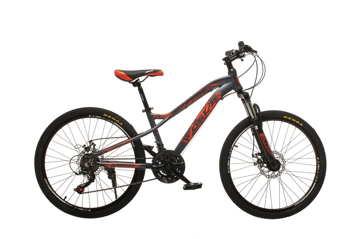 

Велосипед Oskar Flame 24" 13" 2022 Серый