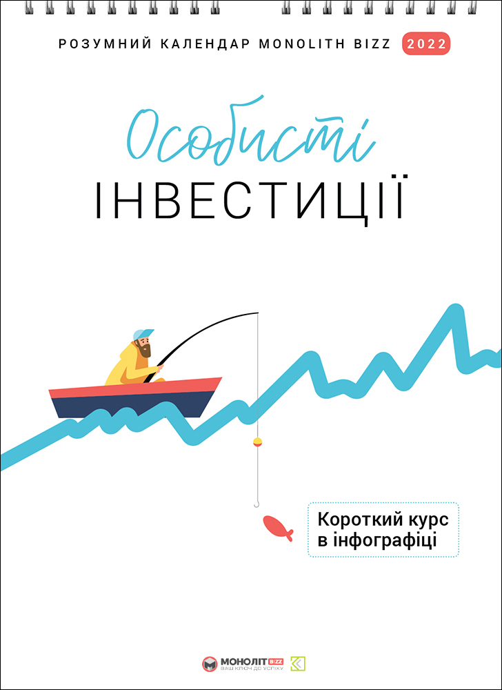 

Розумний настінний календар на 2022 рік «Особисті інвестиції» (українською) (МонолитBizz - 128999)