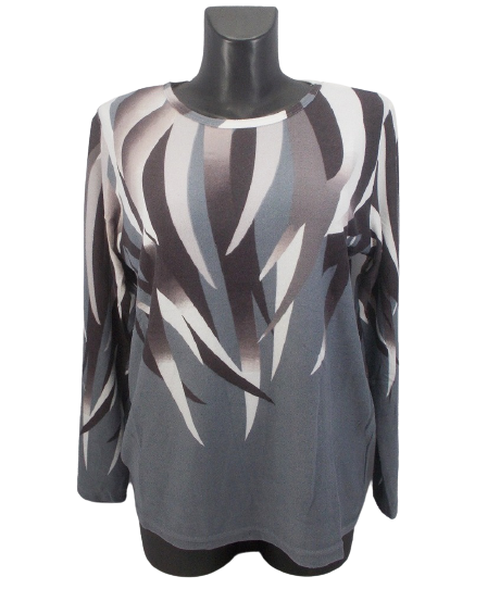 

Женский кофта Rbossi 1025 - серая, Женский кофта Rbossi 1025 L-XL серая