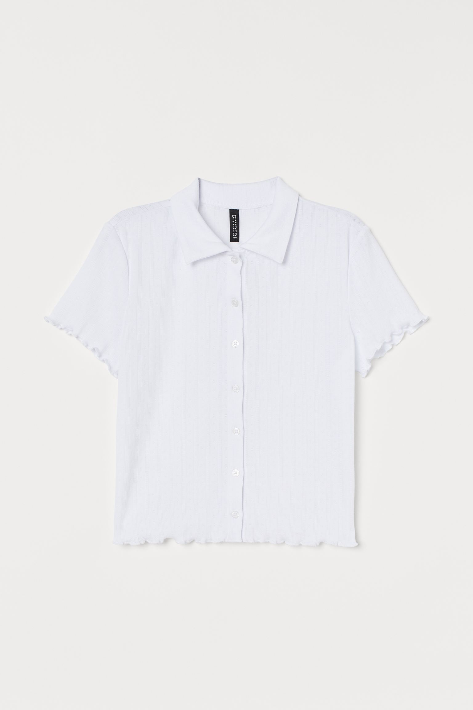 

Блуза H&M S белый 18128667121