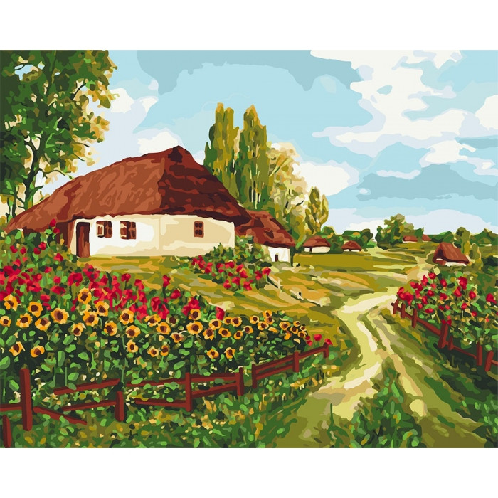 

Картина по номерам. Идейка "Украинскими тропами" 40*50см KHO2277