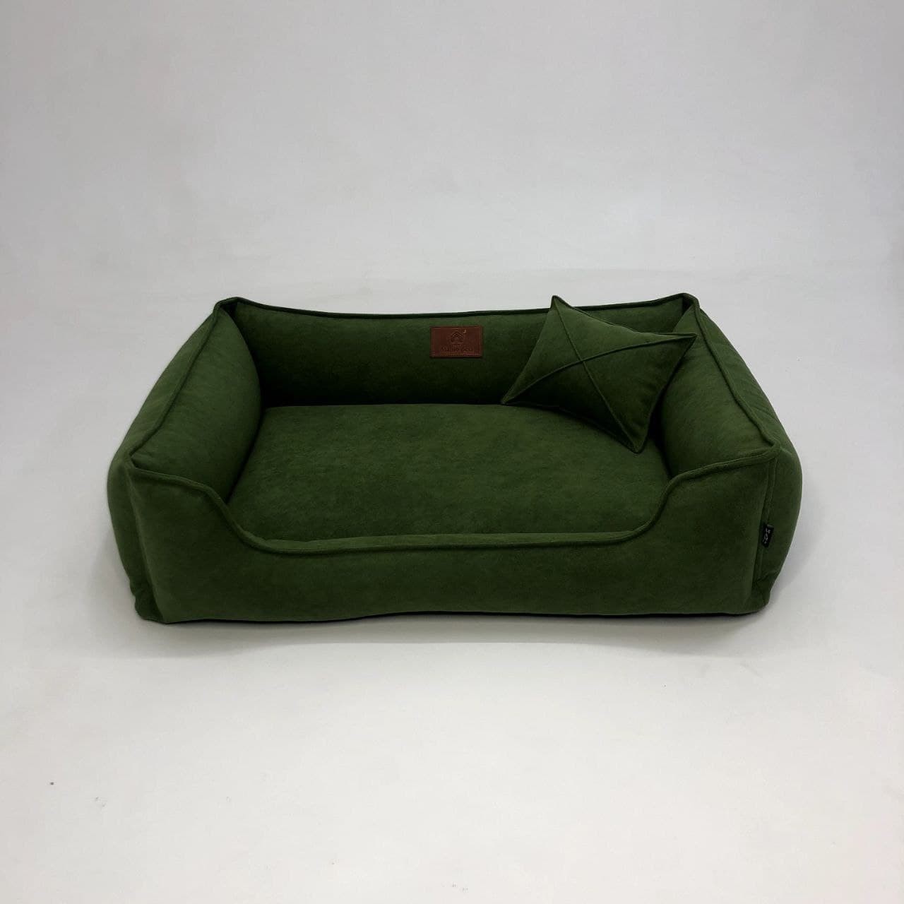 

Лежак для собак Mamo pets Comfortable Divotex Omega Велюр XXL (120x80) Green