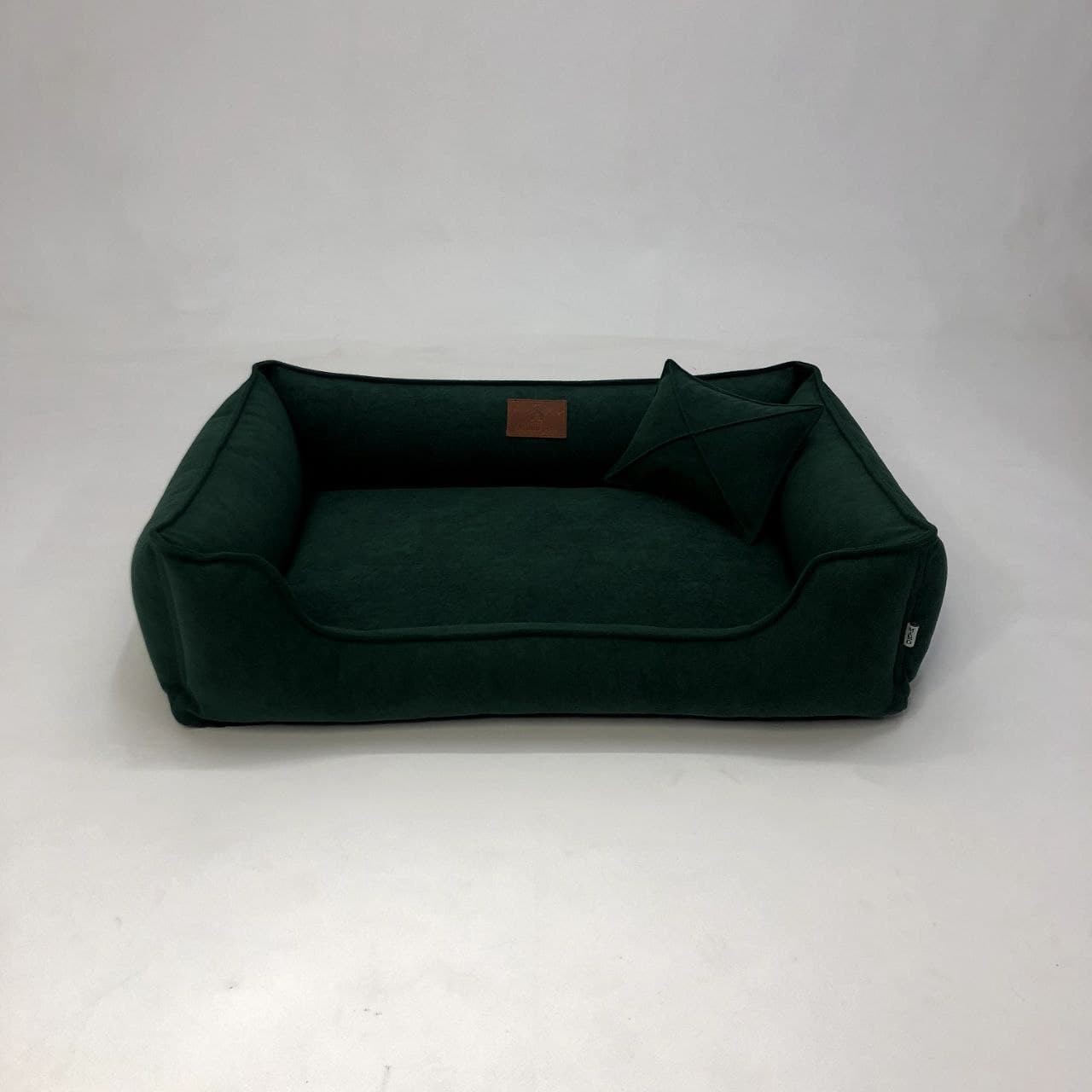 

Лежак для собак Mamo pets Comfortable Divotex Omega Велюр XL (110x70) Dark Green