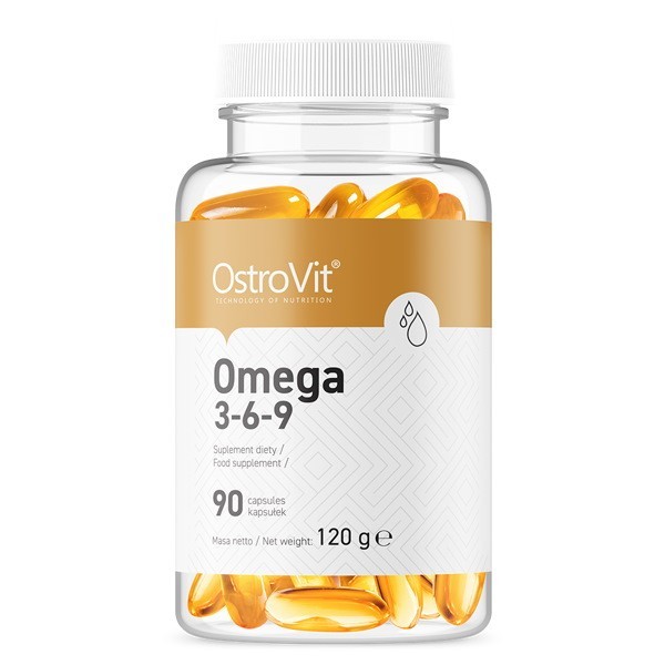 

Жирные кислоты OstroVit Omega 3-6-9 90 капсул